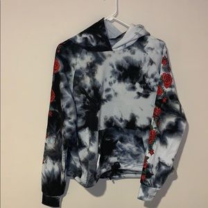 Rue21 Tie Dye Rose Sweatshirt / Hoodie
